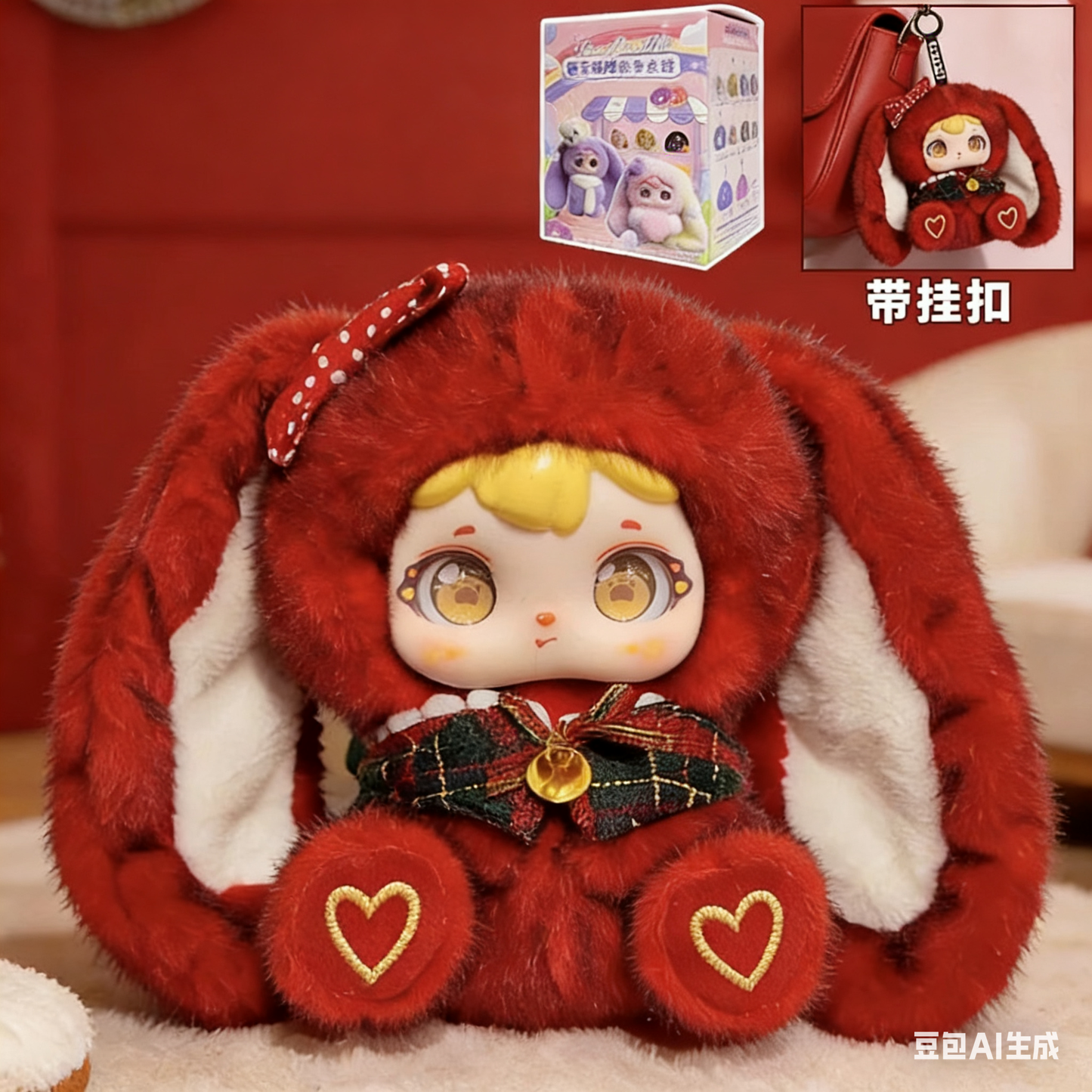 TIAN BAO MEI 100% Lop-Eared Bunny Charm Series Blind Boxes