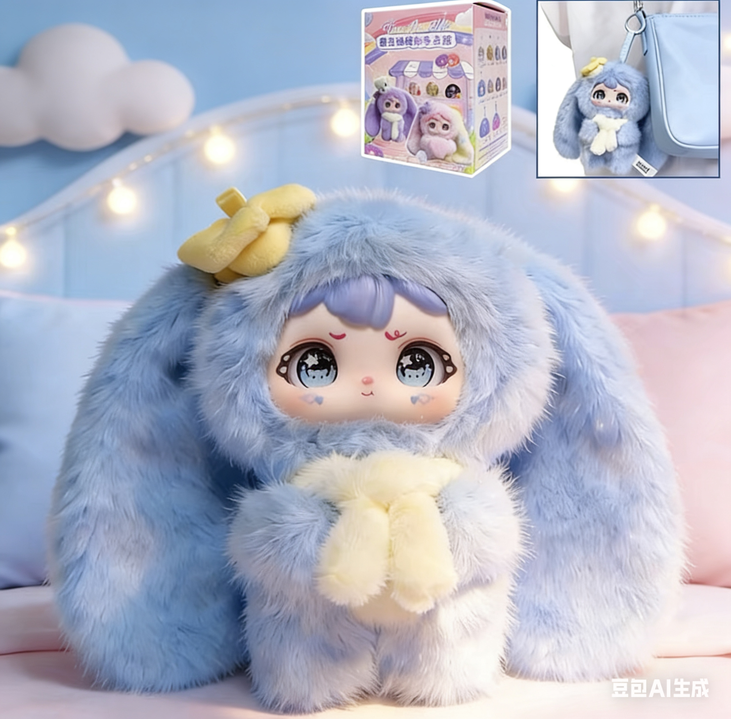 TIAN BAO MEI 100% Lop-Eared Bunny Charm Series Blind Boxes