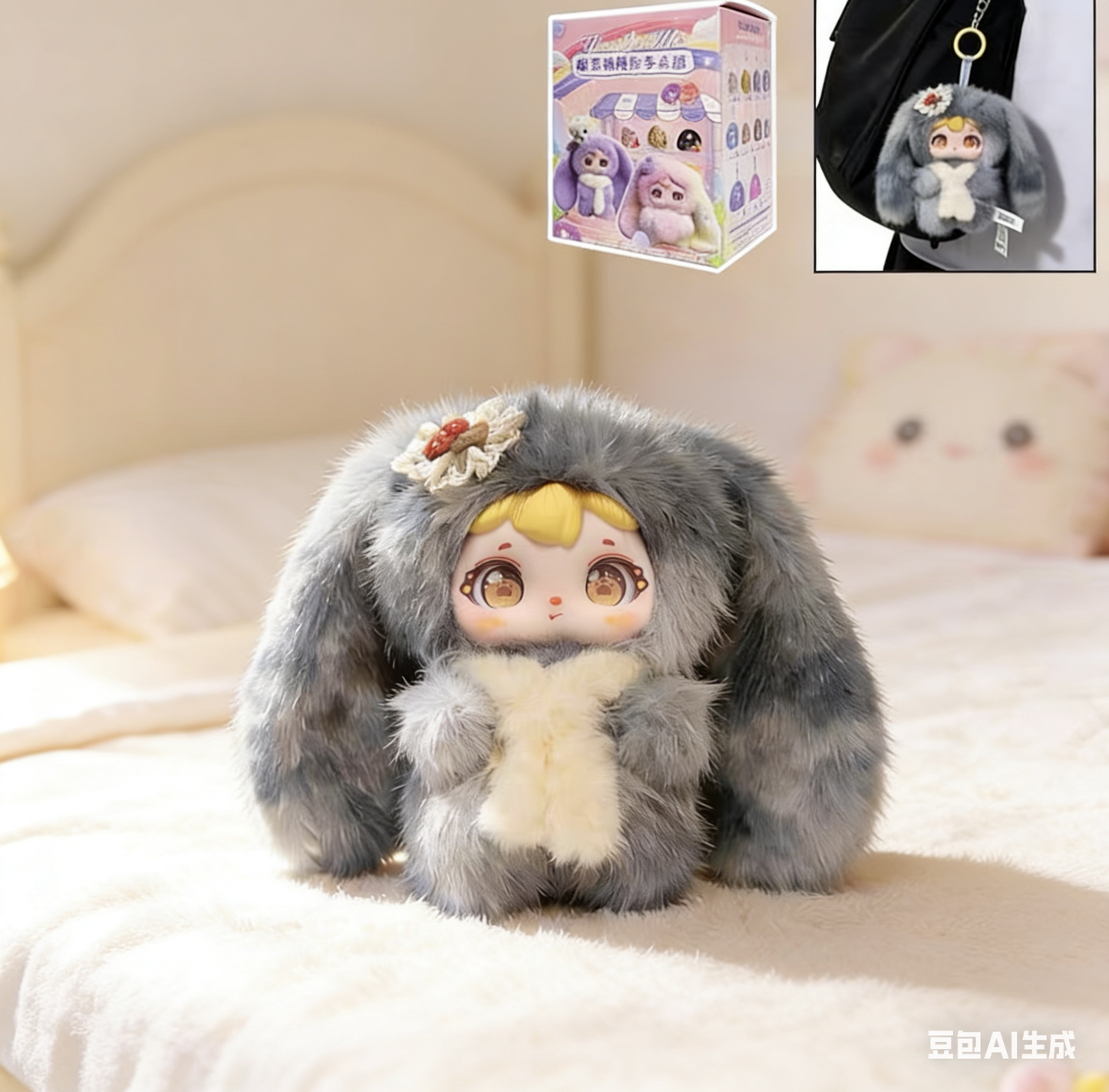 TIAN BAO MEI 100% Lop-Eared Bunny Charm Series Blind Boxes