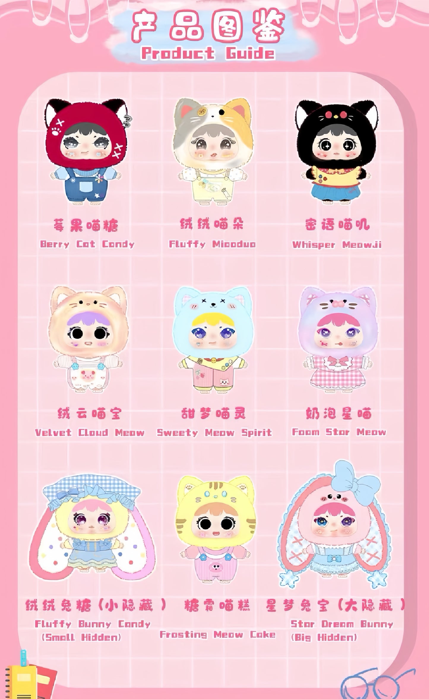JiiMo-“Miao Tu's Diary” Series Blind Box