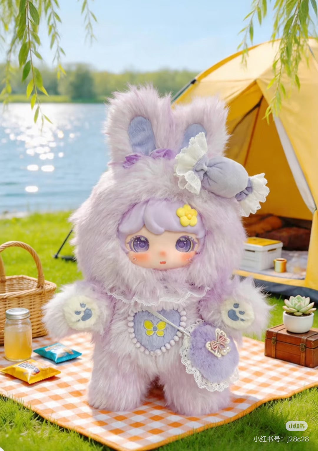 LUXI-Picnic Bunny Series Plush Blind Box(600%)