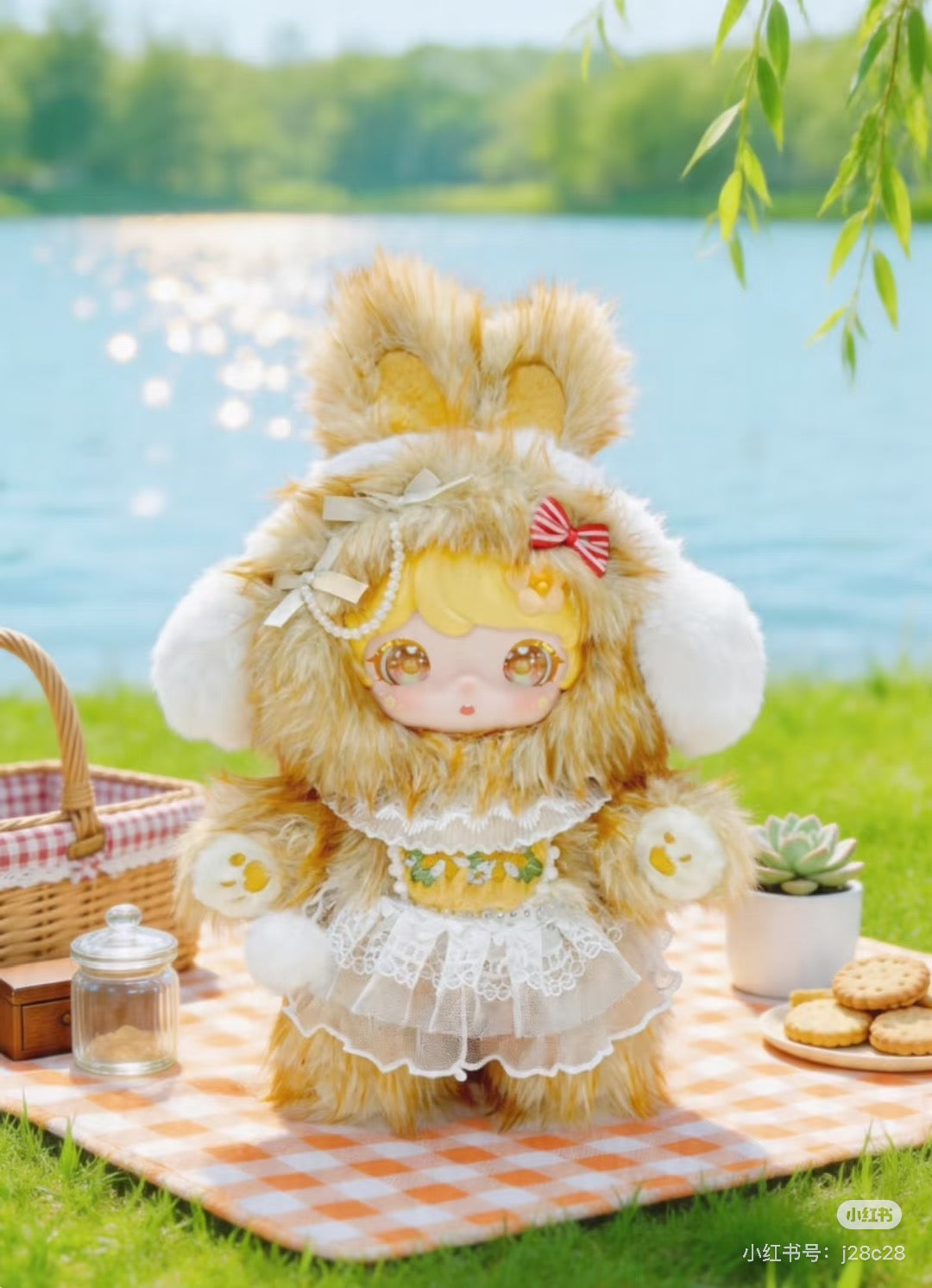 LUXI-Picnic Bunny Series Plush Blind Box(600%)