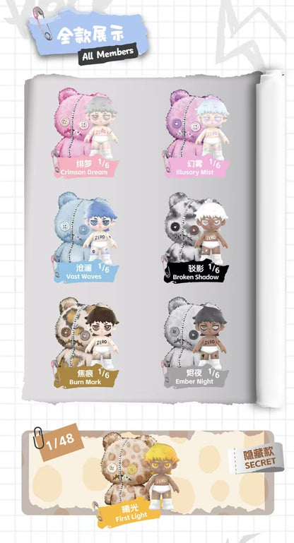 ZERO°Doll Paradise -Rhapsody Series 2-in-1 Plush Clad Figure Blind Box