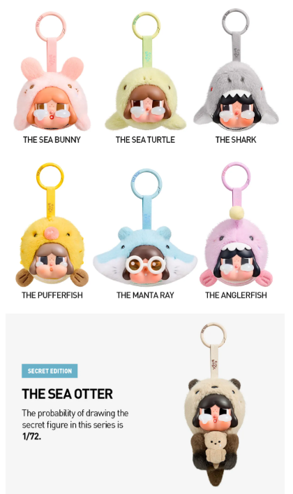 CRYBABY Cry Me An Ocean Series - Vinyl Plush Pendant Blind Box