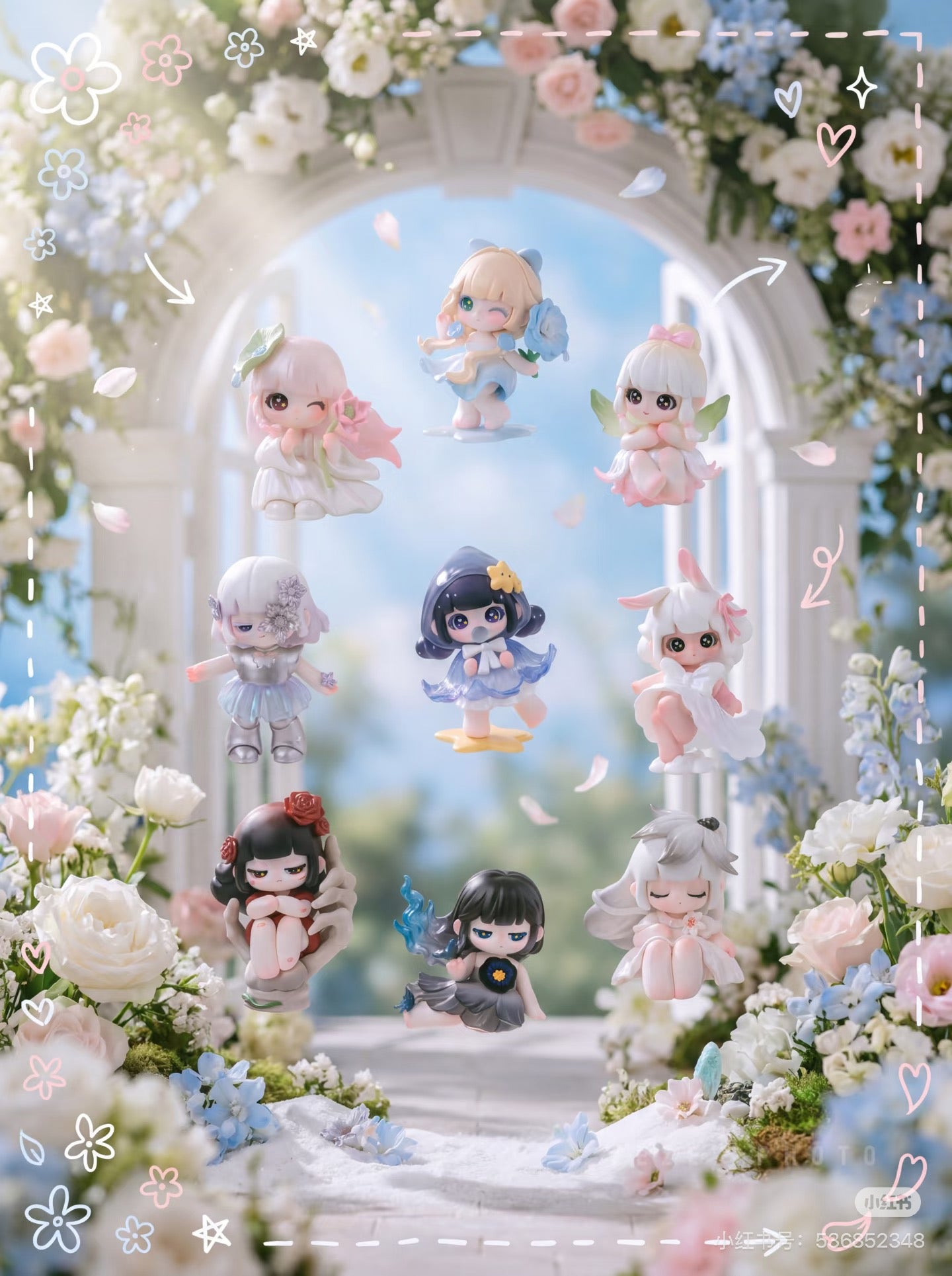 pre order Liita Where Petals Settle Series Figure Blind Box