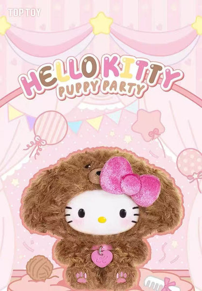 Hello Kitty Puppy Party Series Plush Pendant Blind Box