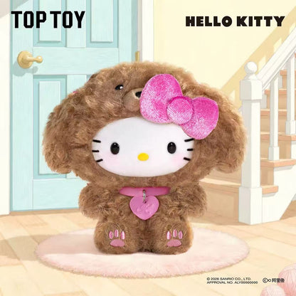 Hello Kitty Puppy Party Series Plush Pendant Blind Box