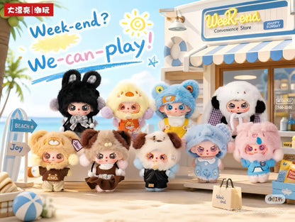 Baby Three - Happy Sunday Vinyl Plush  Keychain Series Blind Box