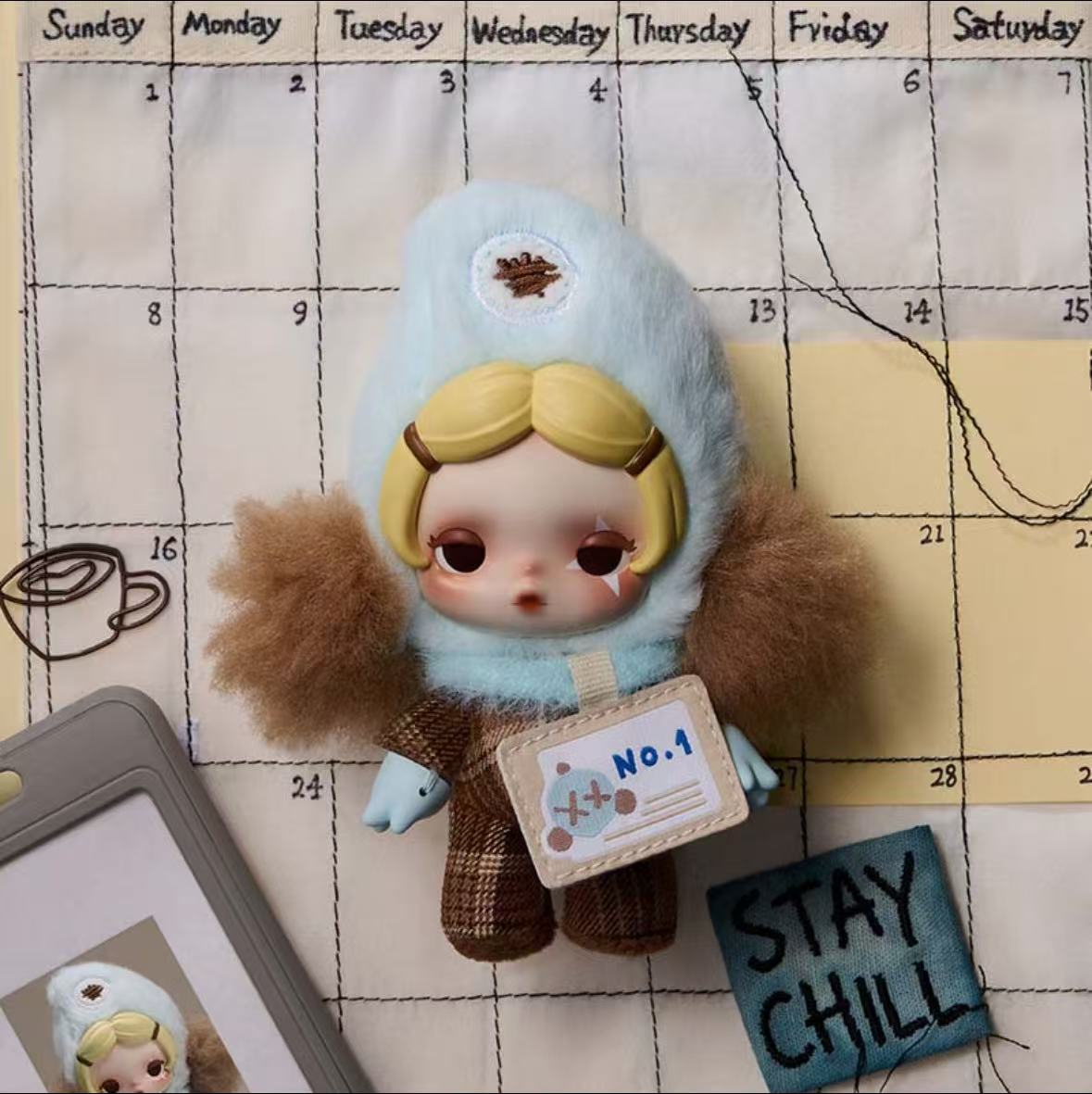 Skullpanda Off Mode Series Plush Pendant