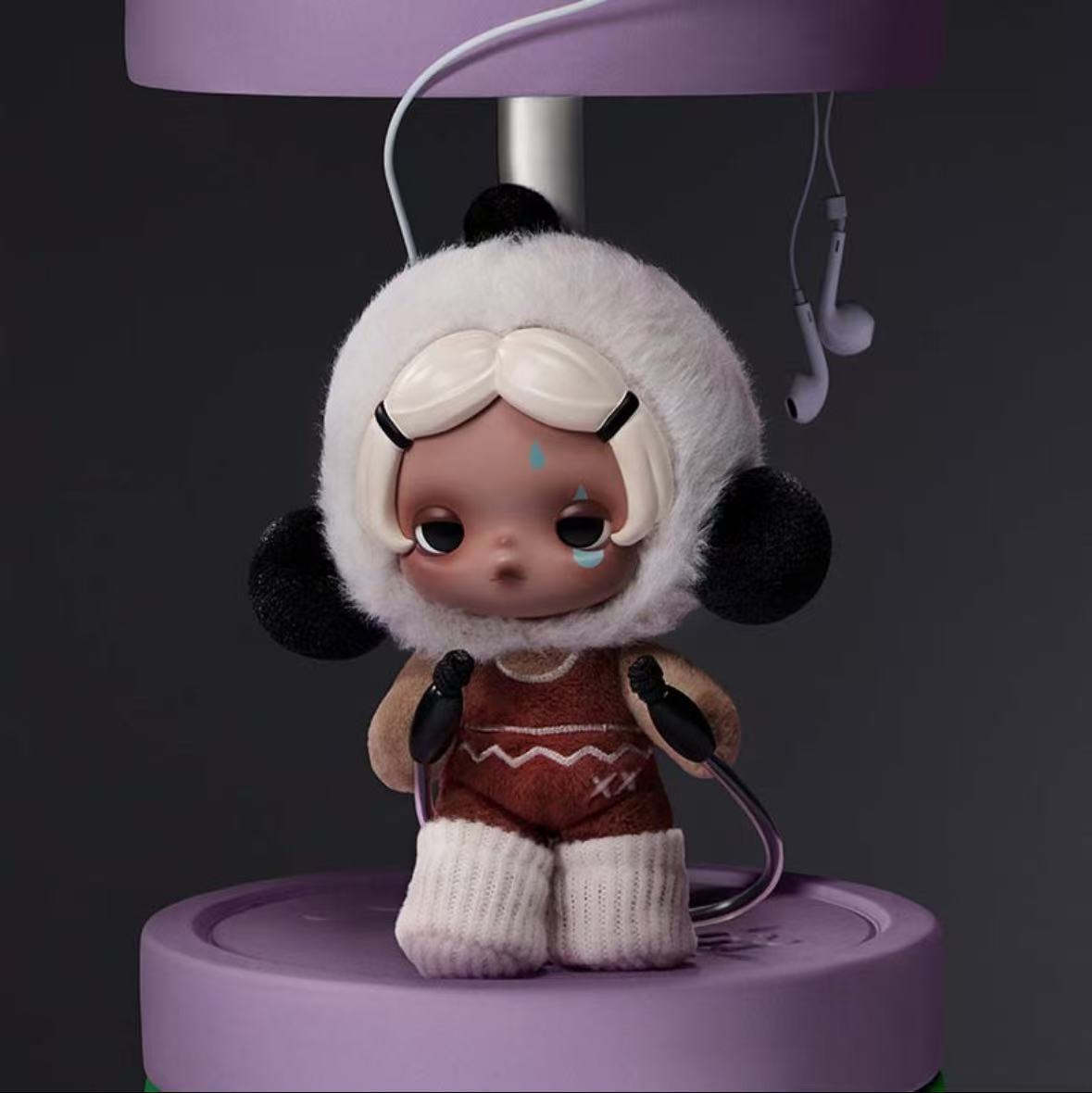 Skullpanda Off Mode Series Plush Pendant