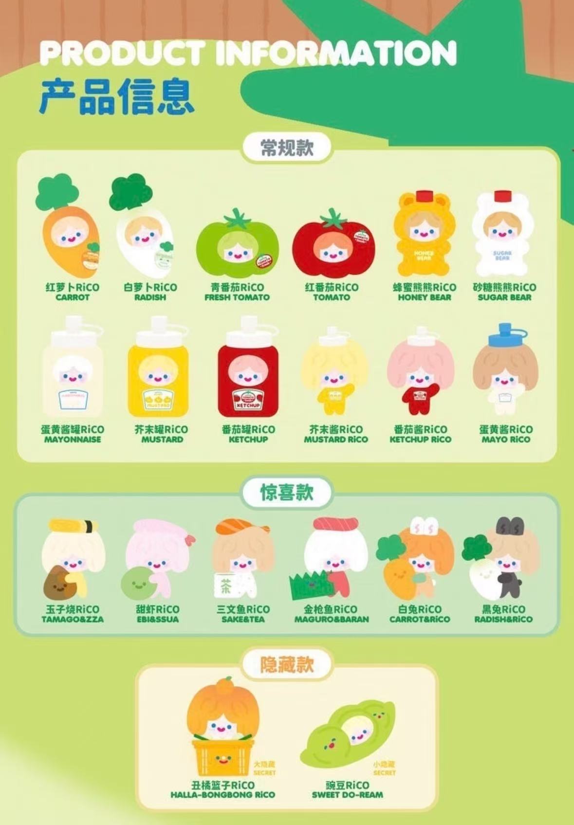 Rico Happy Picnic uliuli Series Blind Bag