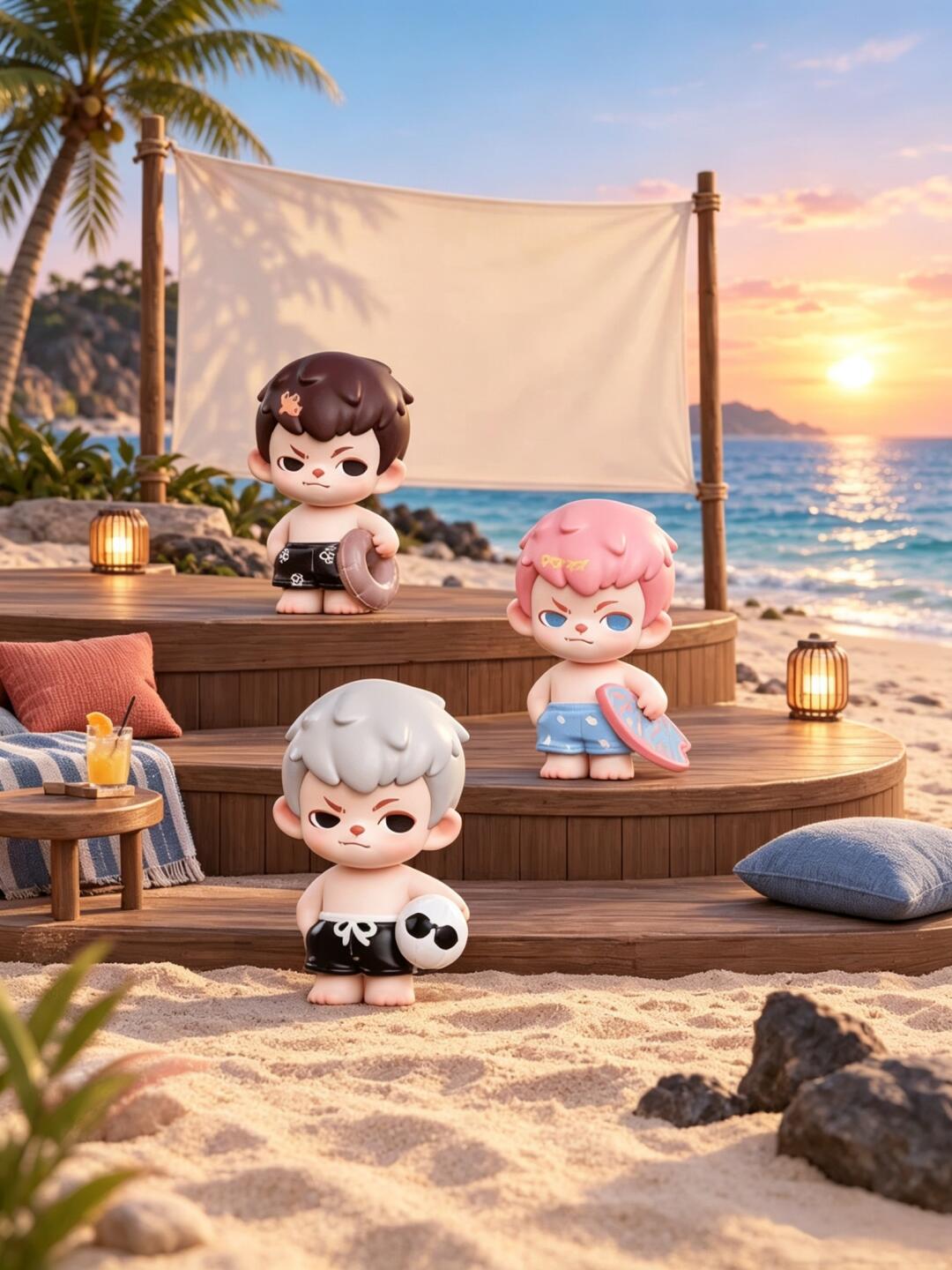 Rayan Splash Into Summer Mini Series Figures