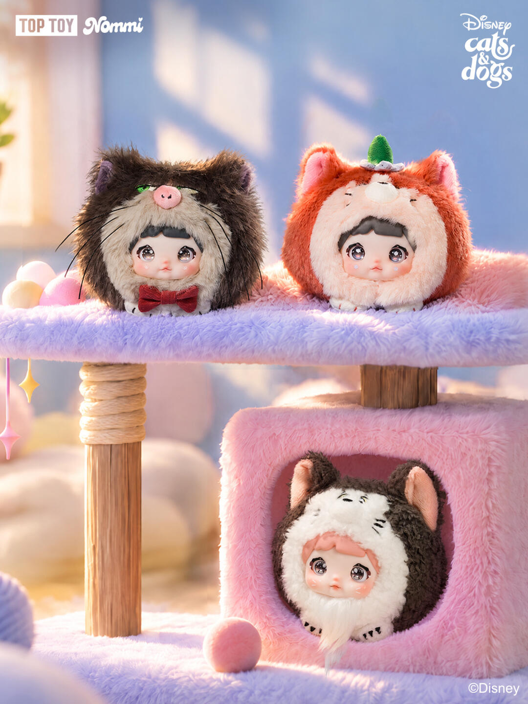 Nommi X Disney Dreamy Cat Tales Series Plush Doll Blind Box