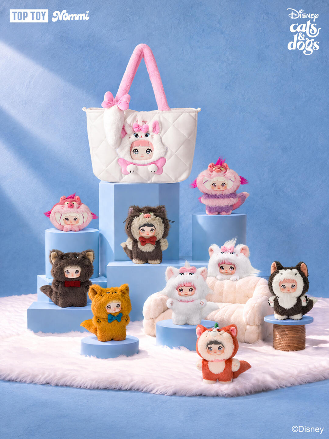 Nommi X Disney Dreamy Cat Tales Series Plush Doll Blind Box