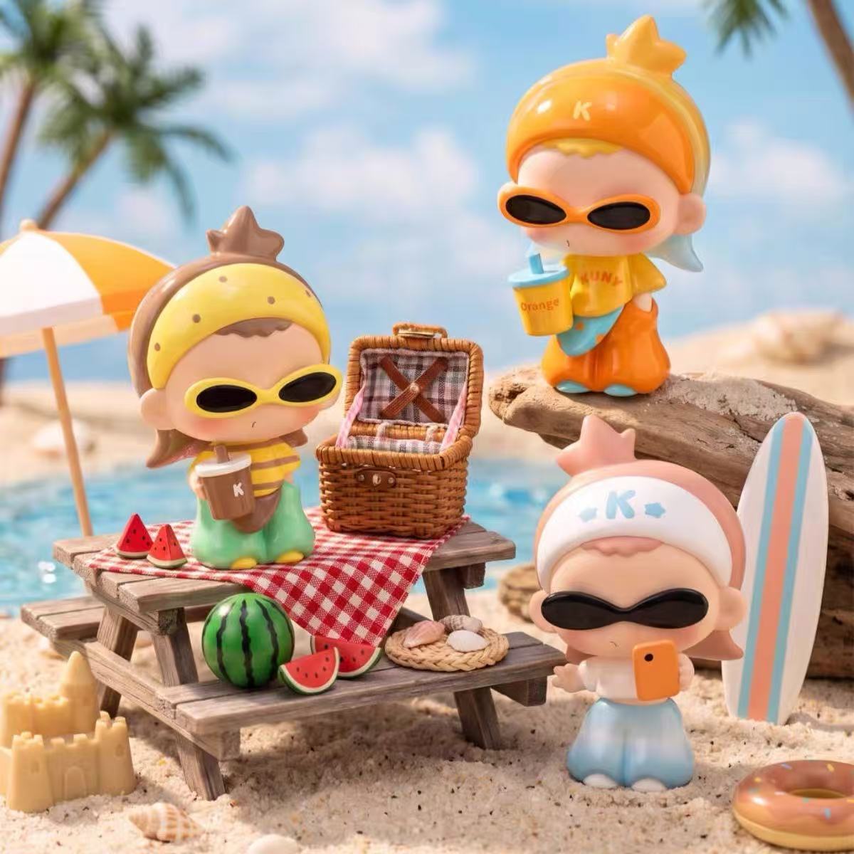 Kuny Trendy Girls On‑the‑Go Series Beans Blind Bag