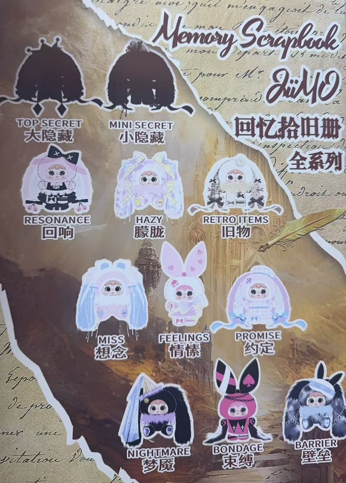 JIIMO Memory Album 400% Series Blind Box