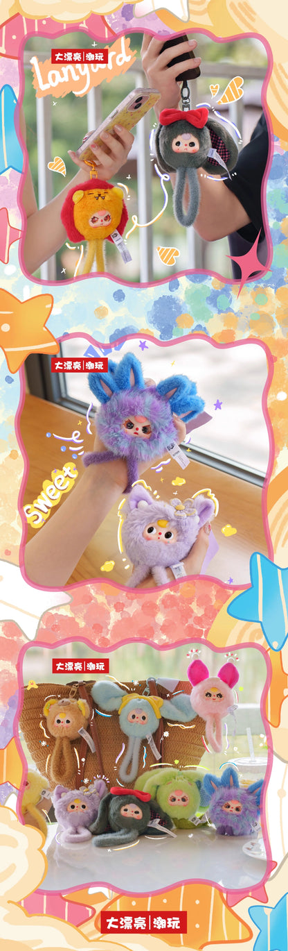 Baby Three Wrist Strap Series Plush Blind Box