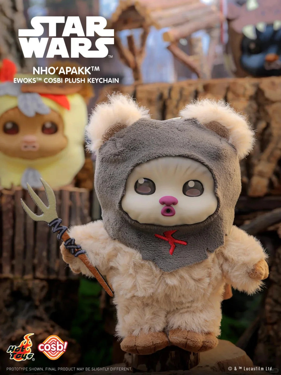 Star Wars Ewoks Cosbi Plush Keychain Collection Series 2