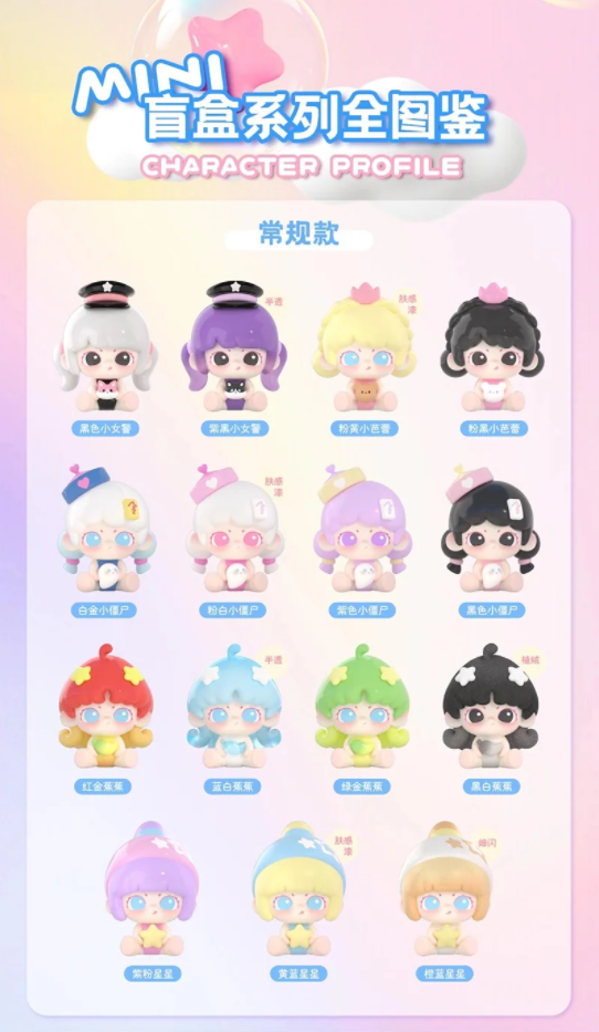 LANCY LULU Customize Colors Mini Series Blind Box