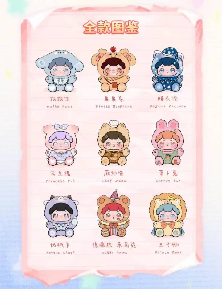 BAOBAO Cute Fluffy Series Plush Blind Box