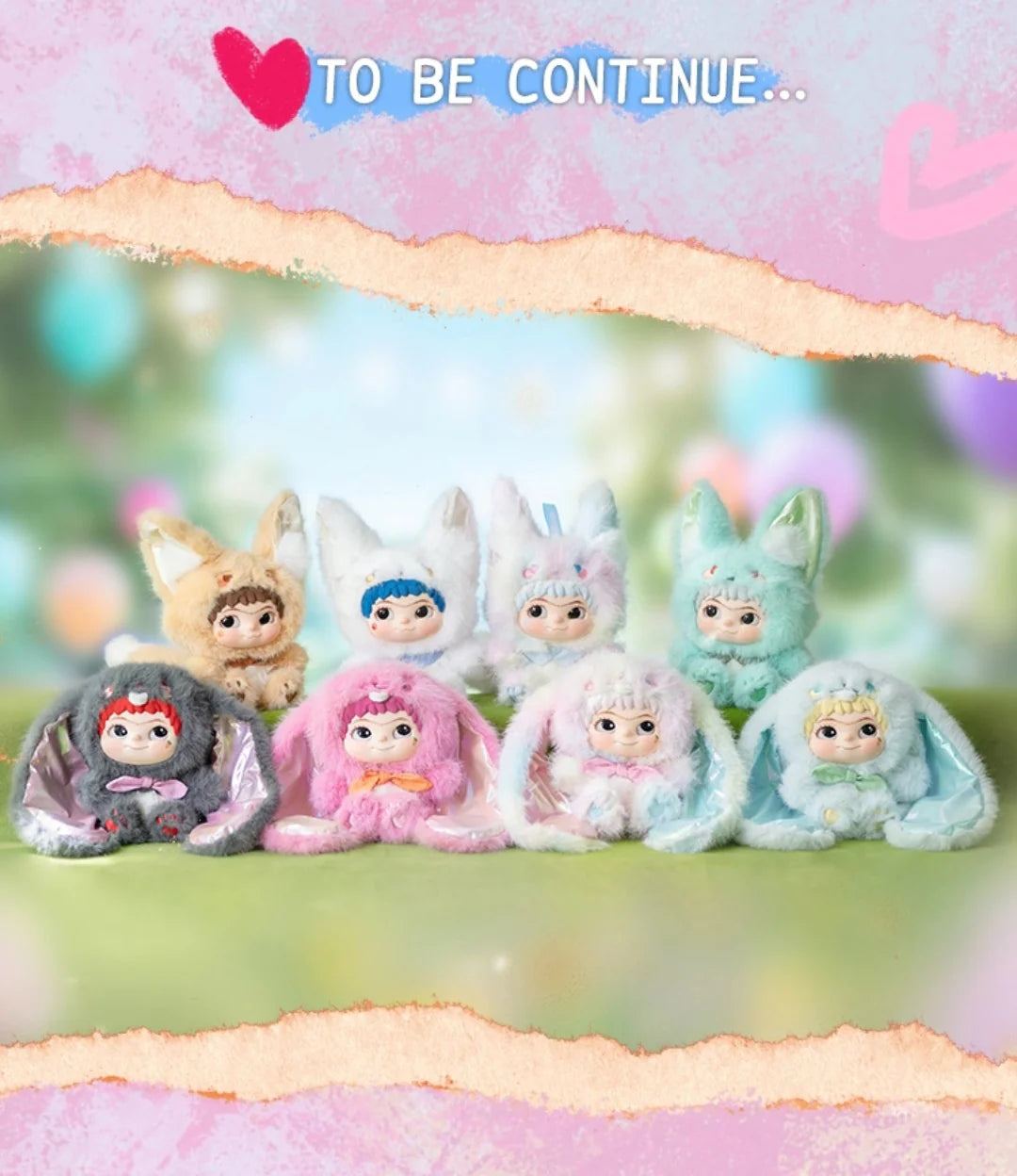 Wakuku-Fox&Bunny,Trick Or Treat Series Plush Blind Box